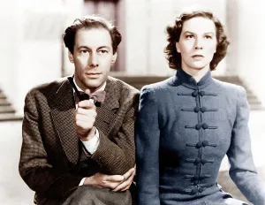 Smoking Pipe Prints: MAJOR BARBARA, from left: Rex Harrison, Wendy Hiller, 1941