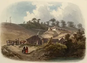 Paper Prints: Major Dougherty's Indian Agency was encountered on the 23rd day of the Prince Maximilian's expedition up