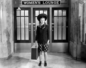 Pigtails Prints: THE MAJOR AND THE MINOR, Ginger Rogers, 1942, disguised