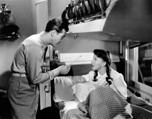 Train Car Prints: THE MAJOR AND THE MINOR, Ray Milland, Ginger Rogers, 1942