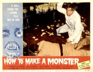 Harris Prints: HOW TO MAKE A MONSTER, Dennis Cross, Robert H. Harris, 1958