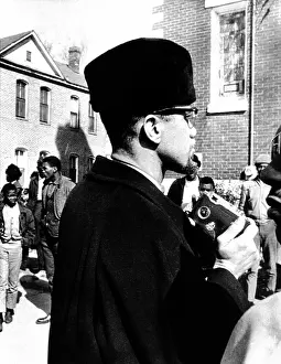 Militants Prints: Malcolm X visits the voting rights protest in Selma