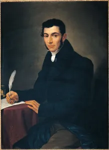 Black Hair Prints: Male Portrait, by Anonymous artist