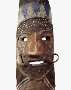 Rites Prints: Malekula ceremonial faced mask