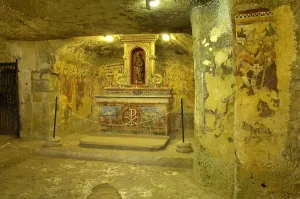 Paleochristians Prints: MALTA. Rabat. Saint Agatha's Catacombs. AISA/Everett Collection**US SALES ONLY**