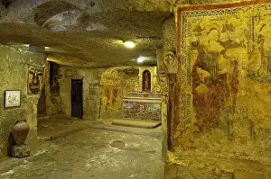 Archaeology Prints: MALTA. Rabat. Saint Agatha's Catacombs. AISA/Everett Collection**US SALES ONLY**