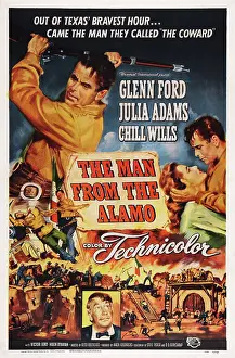 Adams Prints: THE MAN FROM THE ALAMO, top left: Glenn Ford