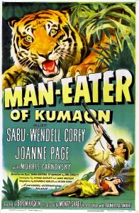 2lmpy Prints: MAN-EATER OF KUMAON, US poster