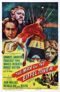 Burgess Prints: THE MAN ON THE EIFFEL TOWER, poster art