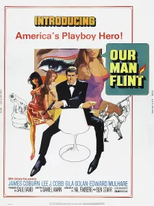 1966 Movies Prints: OUR MAN FLINT, US poster, center: James Coburn