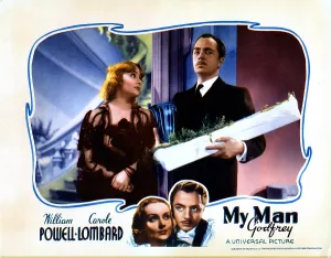 Lombard Prints: MY MAN GODFREY, from left, Carole Lombard, William Powell, 1936