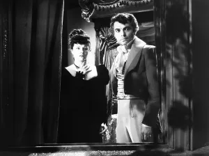 Lockwood Prints: THE MAN IN GREY, from left: Margaret Lockwood, James Mason, 1943