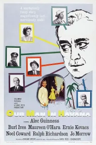 Burl Prints: OUR MAN IN HAVANA, clockwise from center right: Alec Guinness