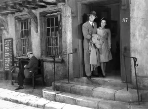 Bench Prints: MAN HUNT, Walter Pidgeon, Joan Bennett