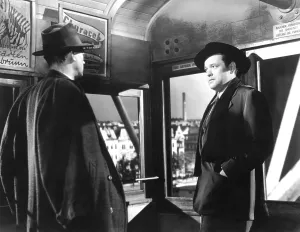 Orson Prints: THE THIRD MAN, from left: Joseph Cotten, Orson Welles, 1949