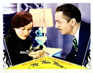 Me2008posters Prints: THE THIN MAN, from left, Maureen O'Sullivan, William Powell, 1934