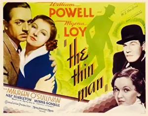 Shadow Prints: THE THIN MAN, from left: William Powell