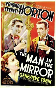 1936 Movies Prints: THE MAN IN THE MIRROR, US poster art