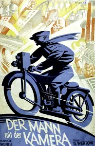 Motorcycle Prints: THE MAN WITH A MOVIE CAMERA, (aka CHELOVEKs KINO-APPARATOM)