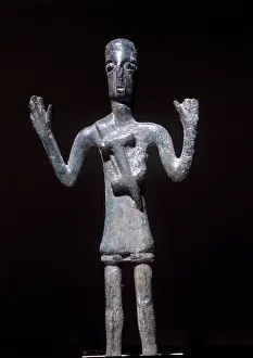 Holy Prints: Man in prayer, 9th - 6th Century b