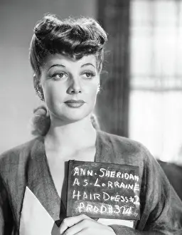 Prints of THE MAN WHO CAME TO DINNER, Ann Sheridan hair test shot, 1942 October Prints: THE MAN WHO CAME TO DINNER, Ann Sheridan hair test shot, 1942