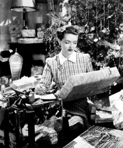 Christmas Tree Prints: THE MAN WHO CAME TO DINNER, Bette Davis, 1942