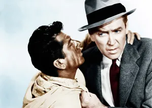 Secret Prints: THE MAN WHO KNEW TOO MUCH, from left: Daniel Gelin, James Stewart, 1956
