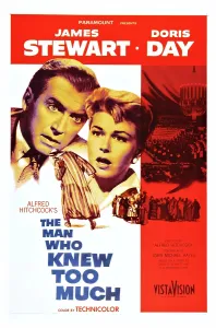 1956 Movies Prints: THE MAN WHO KNEW TOO MUCH, from left: James Stewart, Doris Day, 1956