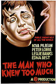 Smoking Prints: THE MAN WHO KNEW TOO MUCH, Peter Lorre, 1934
