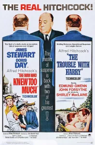 Forsythe Prints: THE MAN WHO KNEW TOO MUCH (on double bill poster with THE TROUBLE WITH HARRY)