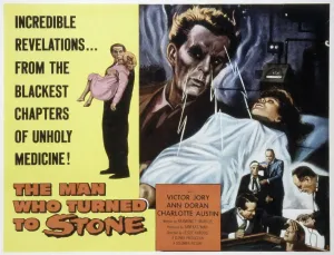 1957 Movies Prints: THE MAN WHO TURNED TO STONE, Victor Jory