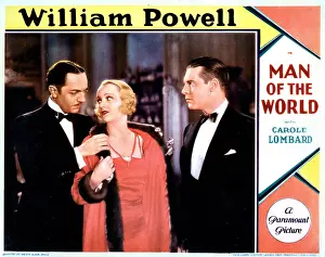 Bowtie Prints: MAN OF THE WORLD, from left, William Powell, Carole Lombard, Lawrence Gray, 1931