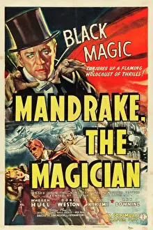 Trending: MANDRAKE THE MAGICIAN, Warren Hull, Movie Poster, 1939