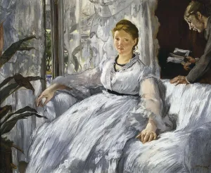 1865 Prints: MANET, douard (1832-1883). Reading