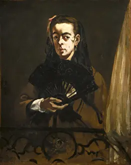 1865 Prints: MANET, edouard (1832-1883). Angelina or A woman by her window