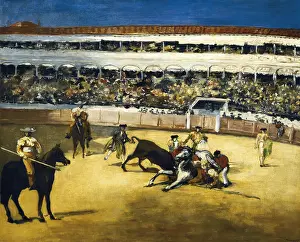 Manet Prints: MANET, edouard (1832-1883). Bull Fight