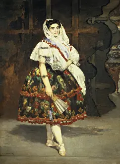 Folk Prints: MANET, edouard (1832-1883). Lola de Valence