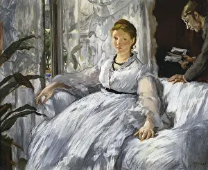 1865 Prints: MANET, edouard (1832-1883). Reading