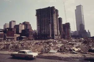 Hudson River Prints: Manhattan landfill and construction site