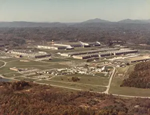 Physics Prints: Manhattan Project facility at Oak Ridge, Tennessee, ca. 1950