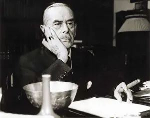 Mann Prints: MANN, Thomas (1875-1955). Portrait of Thomas Mann