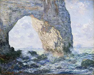 Coast Prints: The Manneporte (Etretat), by Claude Monet