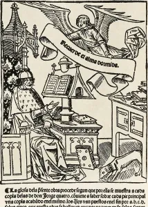 Woodcuts Prints: MANRIQUE, Jorge (1440-1479). Spanish poet