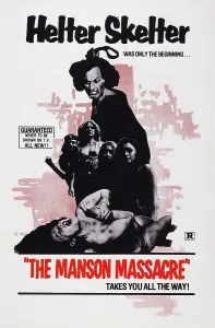 Exploitation Prints: THE MANSON MASSACRE, (aka THE CULT), US poster art, 1971