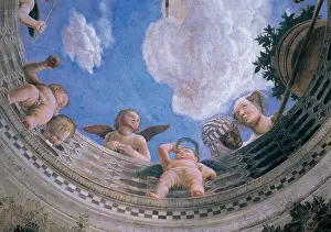 Mantua Prints: Mantegna Andrea, Decoration of the Camera degli Sposi (Camera Picta)