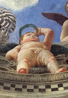 Mantegna Andrea, Decoration of the Camera degli Sposi (Camera Picta), 1465 - 1474, 15th Century, fresco and dry tempera, Italy, Lombardy, Mantua