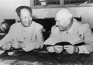 Cigarettes Prints: Mao Tse-tung and Nikita Khrushchev