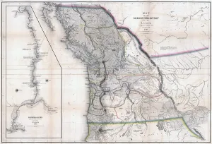 February Prints: Map of the Oregon Territory. by Charles Wilkes, 1841