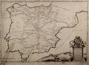 Enlightened Prints: Map of the postal system of Spain (18th c)