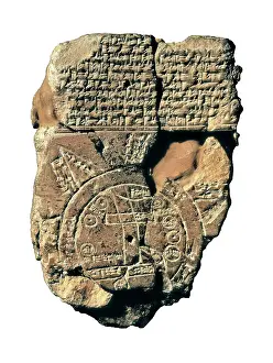 Iraqis Prints: Map of the World. ca. 700 BC - 500 BC